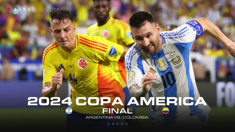 Copa America final live score, updates: Argentina vs. Colombia into extra time as Messi goes off injured