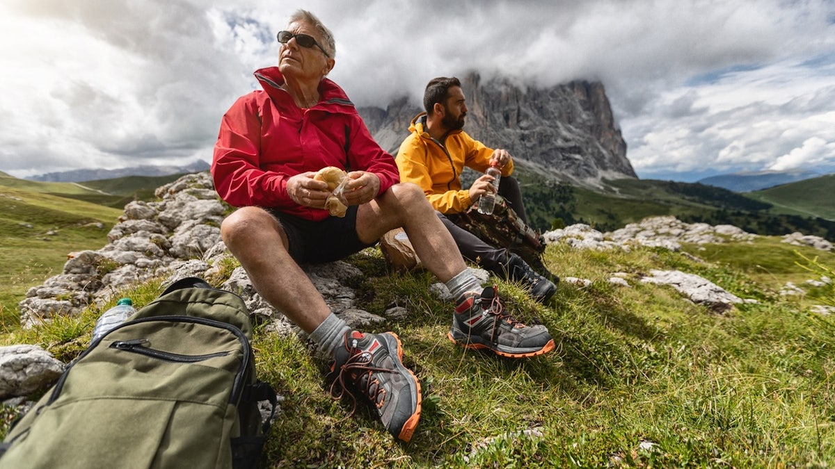 Snack on trail