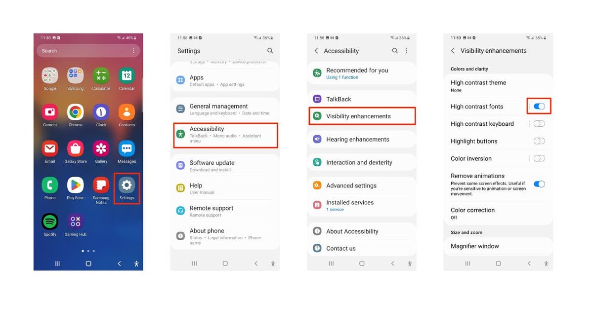 Poor eyesight or hearing? Settings you can adjust right now to make using your Android easy