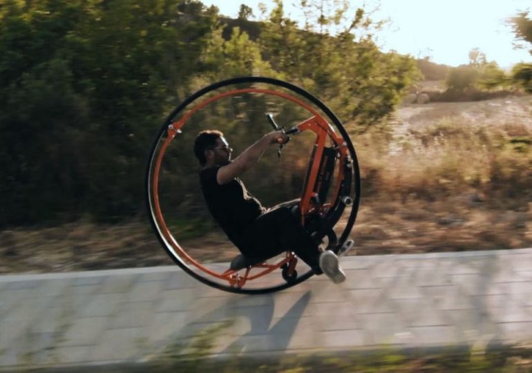 Who came up with this crazy but cool electric monowheel?