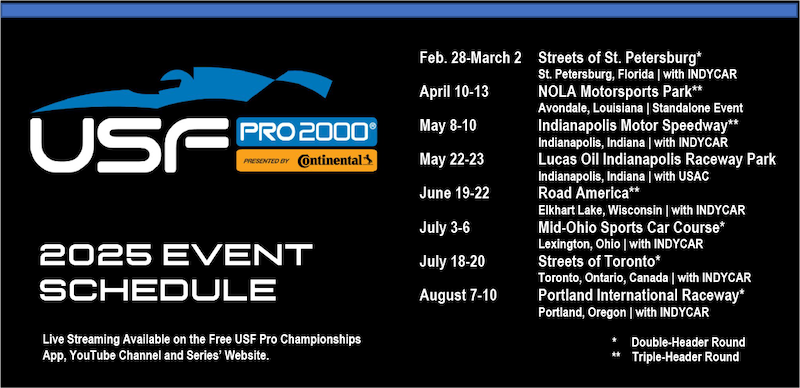 Andersen Promotions unveils 2025 USF Pro Championships schedules