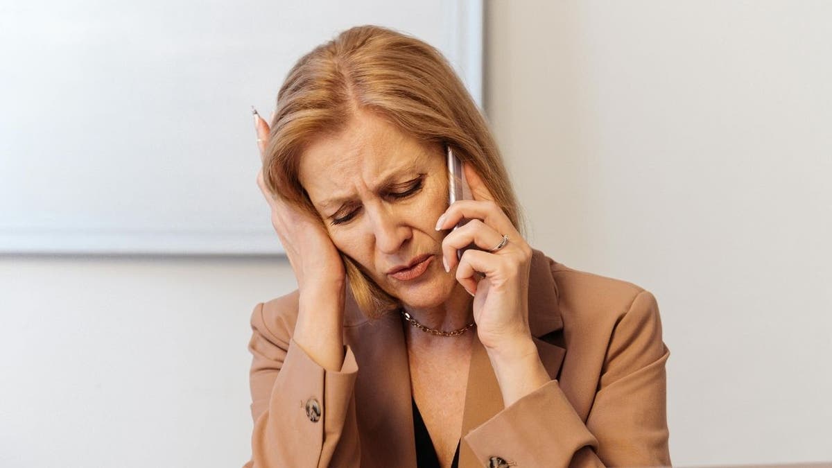 woman on phone