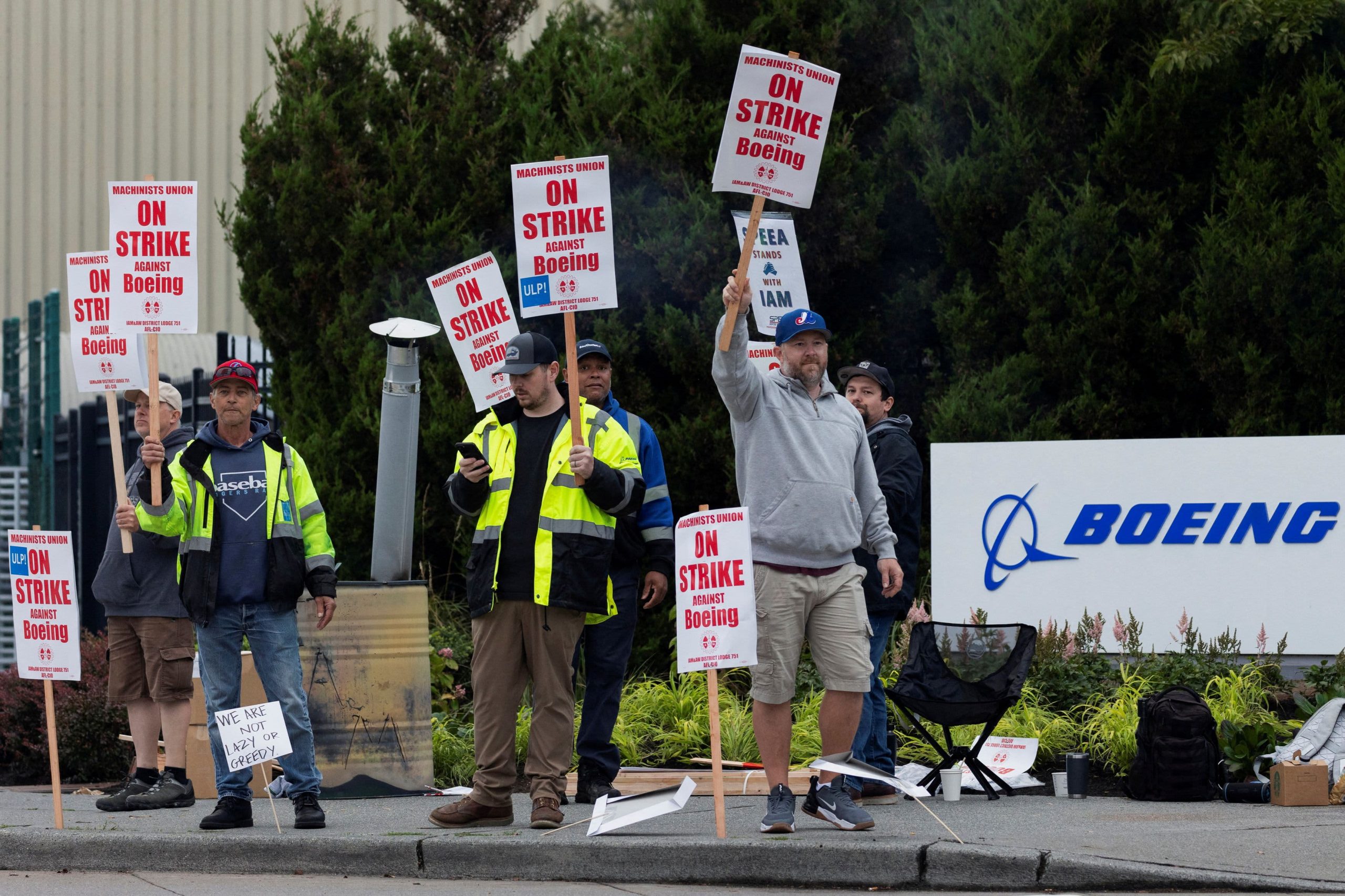 Boeing machinists on picket lines prepare for lengthy strike: ‘I can last as long as it takes’