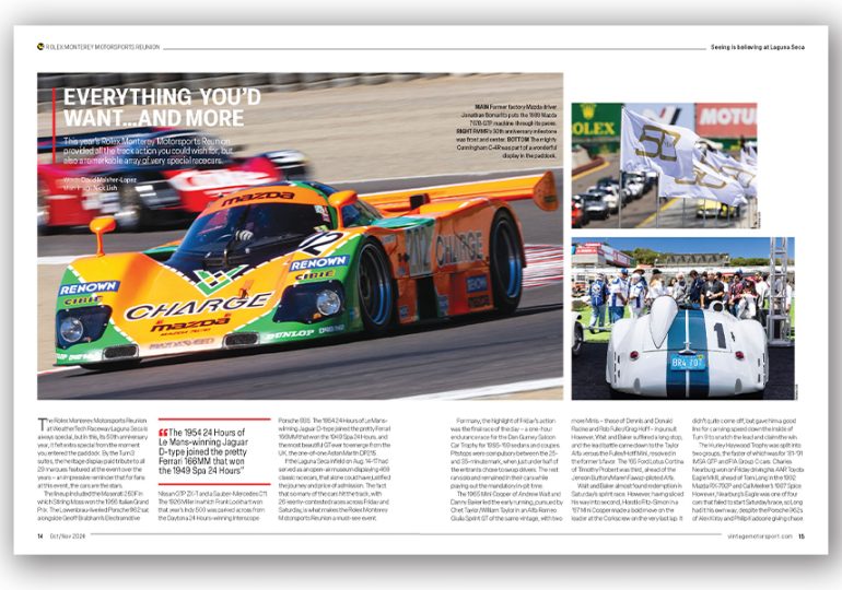 New issue of Vintage Motorsport celebrates a great summer of historic racing