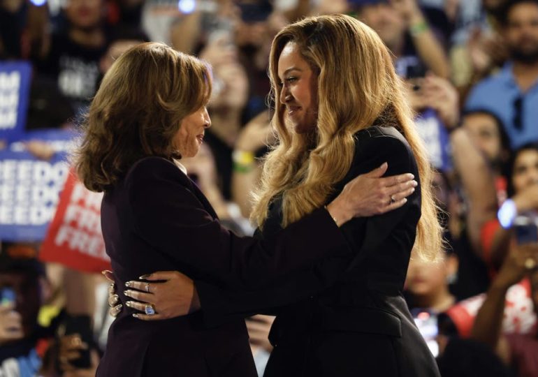 Beyoncé says 'I'm here as a mother' as she endorses Kamala Harris at massive rally in Texas