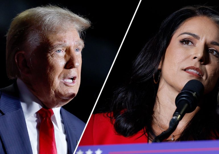 Tulsi Gabbard, former Democratic candidate for president, joins Republican party at Trump rally