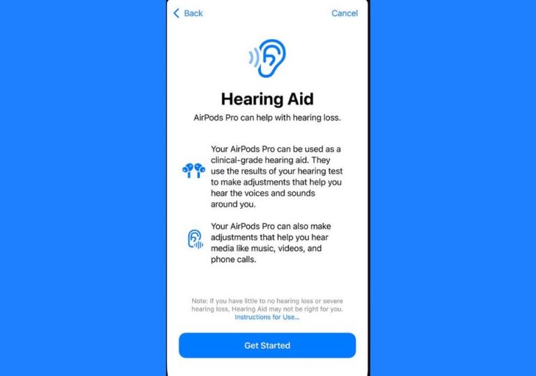 Apple’s AirPods Pro 2 makes hearing tests as easy as a few taps