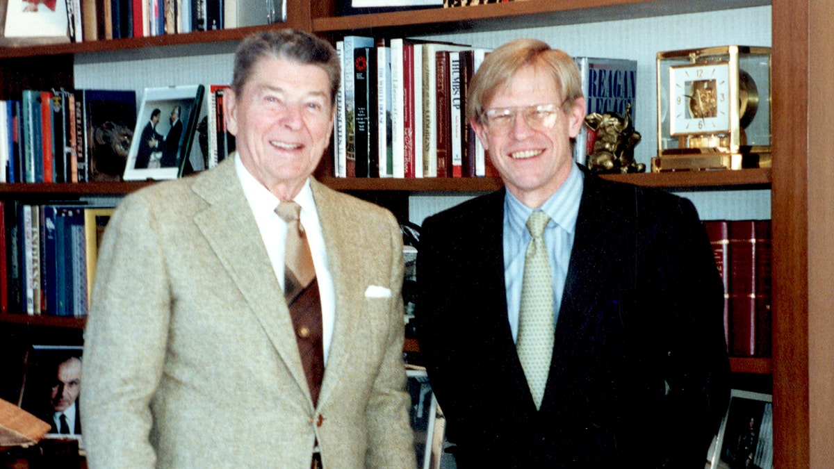 Ronald Reagan and Ted Olson