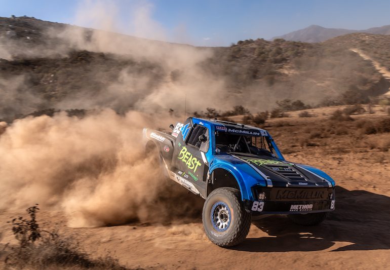 Menzies/Polvoorde lead Unlimited Trucks at sharp end of Baja 1000