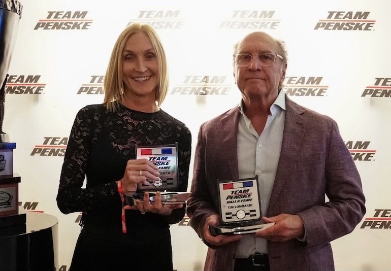 De Ferran, Lombardi inducted into Team Penske Hall of Fame