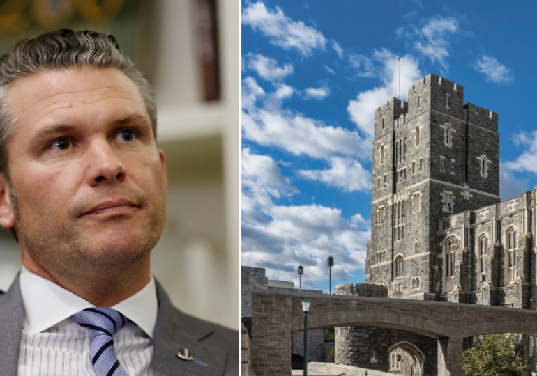 Pete Hegseth says he hasn't heard from West Point since employee 'error' denying his acceptance