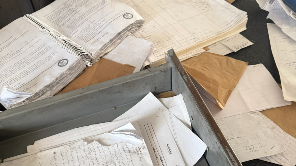 documents on desk