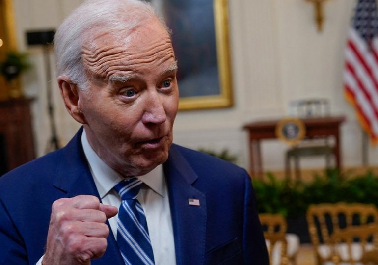 Biden takes departing jab at Trump, says he was a 'genuine threat to democracy'