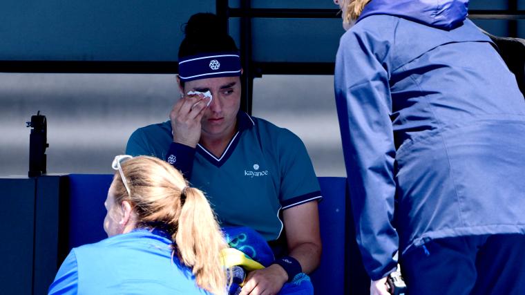 Ons Jabeur apologises to her Australian Open opponent after leaving the court ‘in tears’