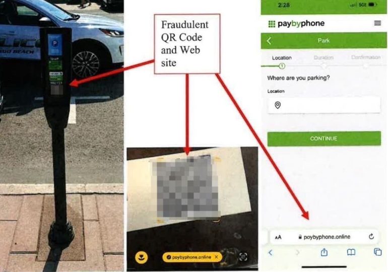 Beware of the new sneaky parking QR code scam