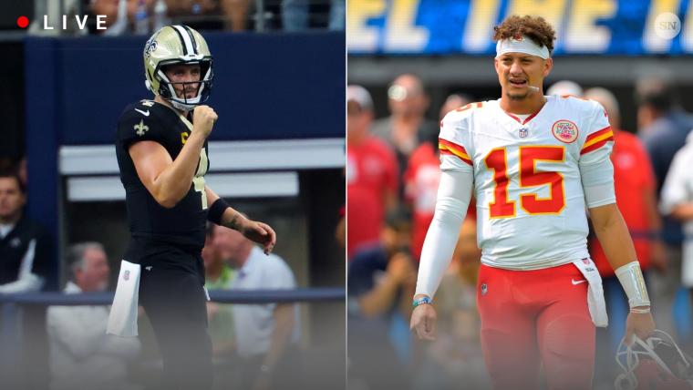 Chiefs vs. Saints live score, updates, highlights from NFL 'Monday Night Football' game