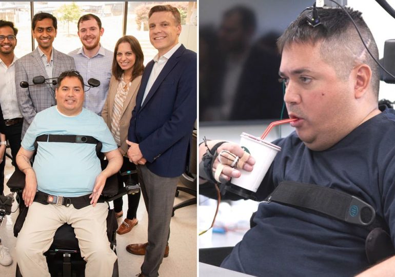 Man paralyzed in diving mishap has medical miracle a year after AI-powered brain implant