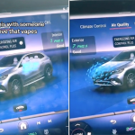 Mercedes owner goes viral using vape to test vehicle’s high-tech air filter