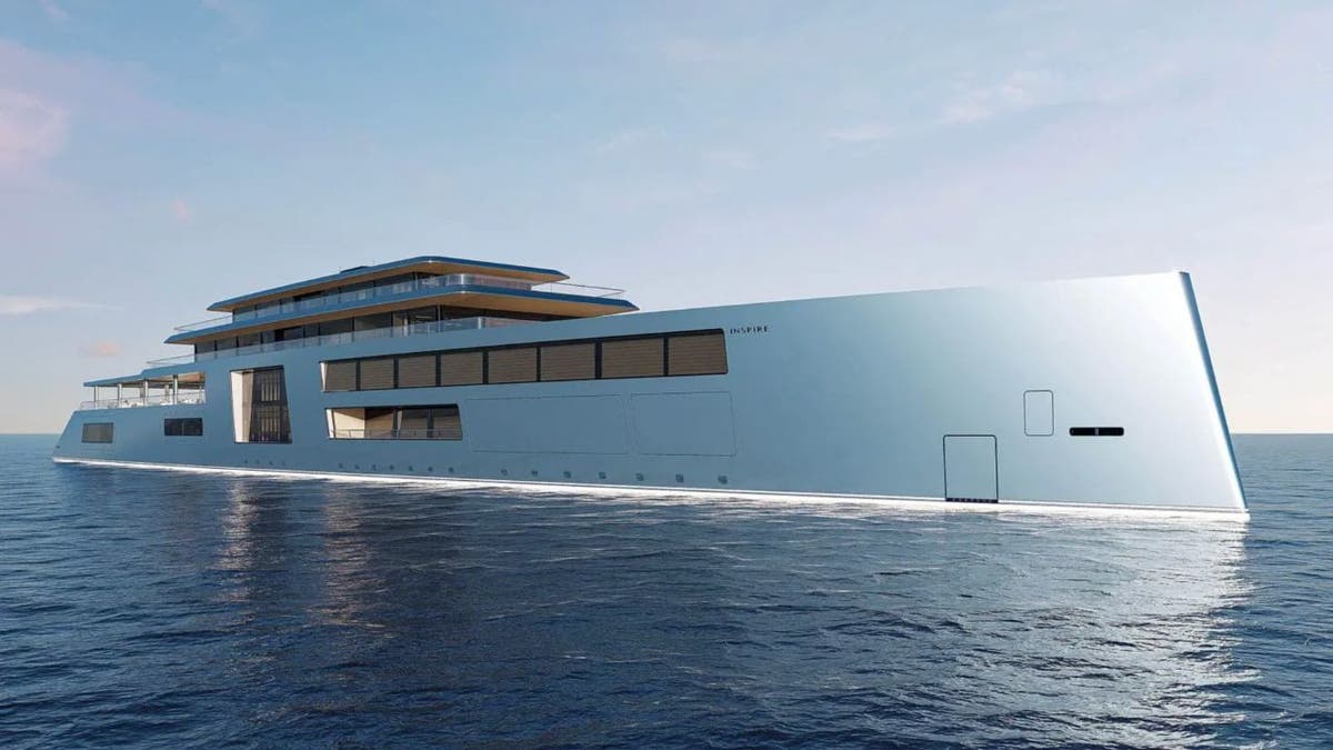 This gigayacht has a glass-bottom pool and stunning underwater lounge