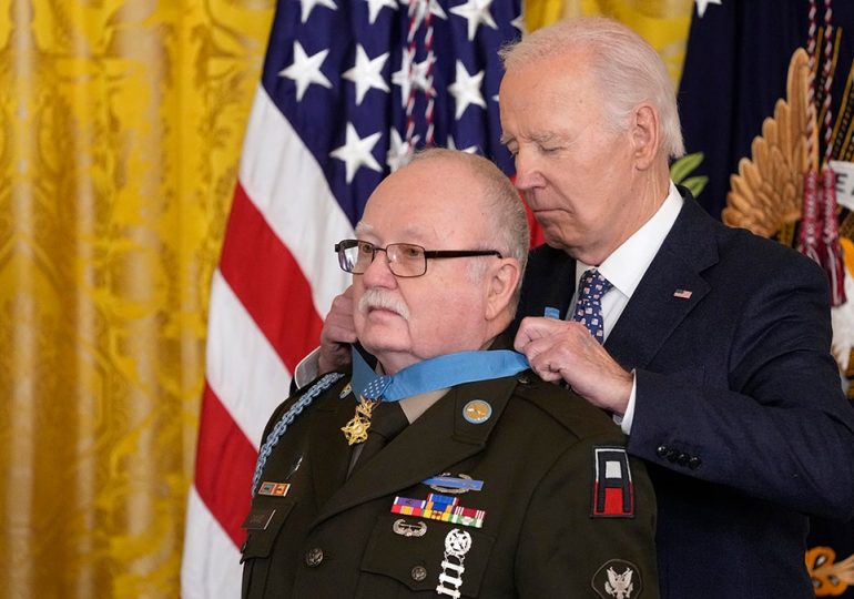 President Biden awards Medal of Honor to seven Army veterans