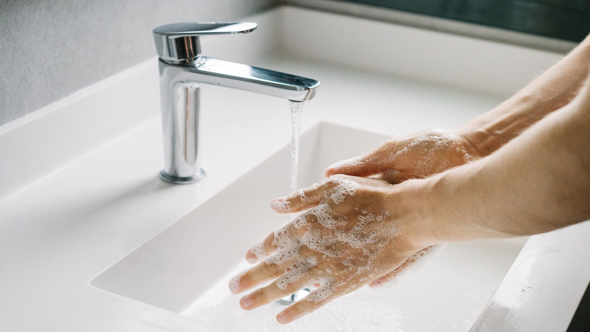 Washing hands